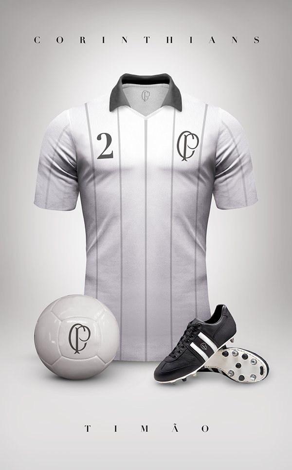 Maillot vintage football Corinthians